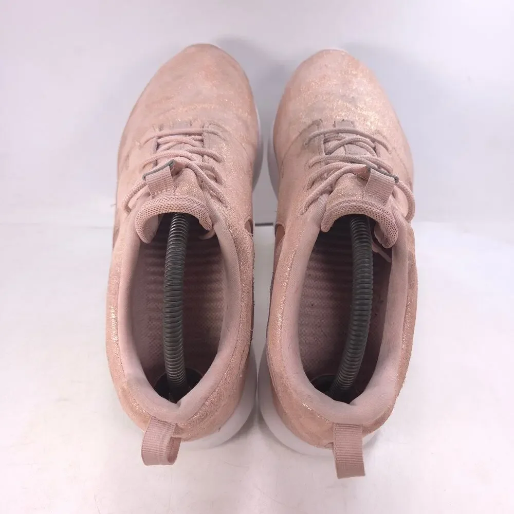 Nike Roshe One Athletic Running Shoe Womens Size 9.5 833928-900 Pink Shimmer